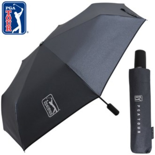 PGA 3단7K 완전자동 블랙메탈 우산
