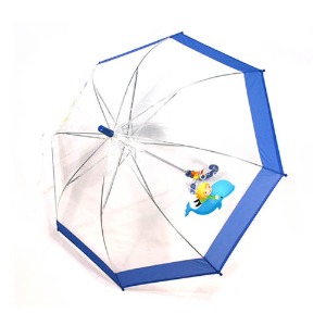 48 캐릭터밴드 호루라기 투명우산/아동우산