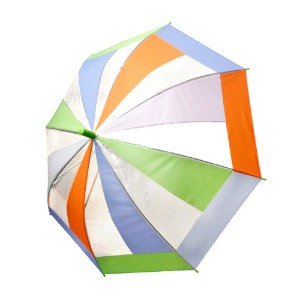 48 무지개 호루라기 투명우산/아동우산